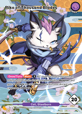 Piko of Thousand Blades (AZK 119) (Alternate Art) [Gates Awakened]