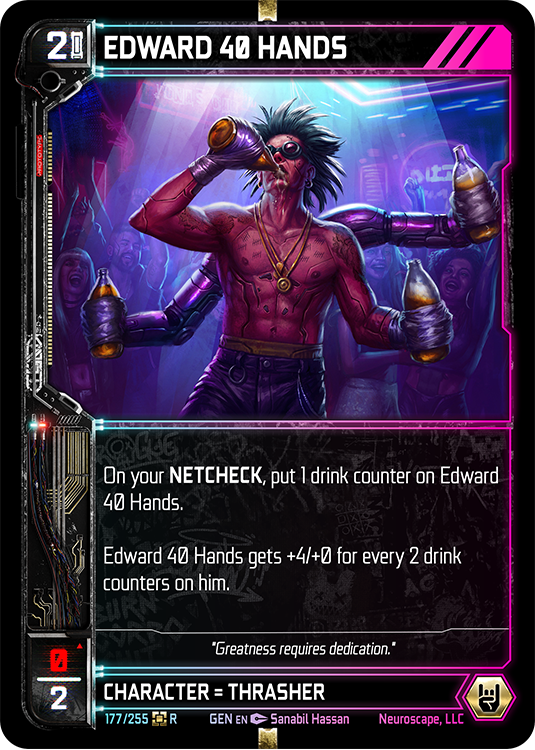 Edward 40 Hands (177/255) [Genesis Kickstarter]