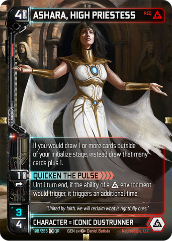 Ashara, High Priestess (108/255) (Full Art) [Genesis Unlimited]