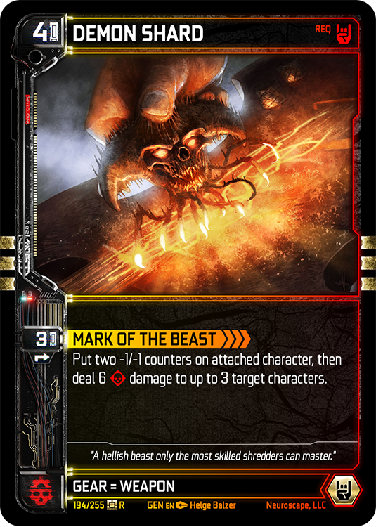 Demon Shard (194/255) [Genesis Unlimited]