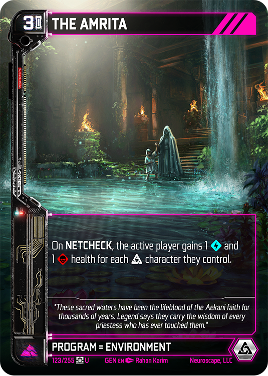 The Amrita (123/255) (Full Art) [Genesis Unlimited]