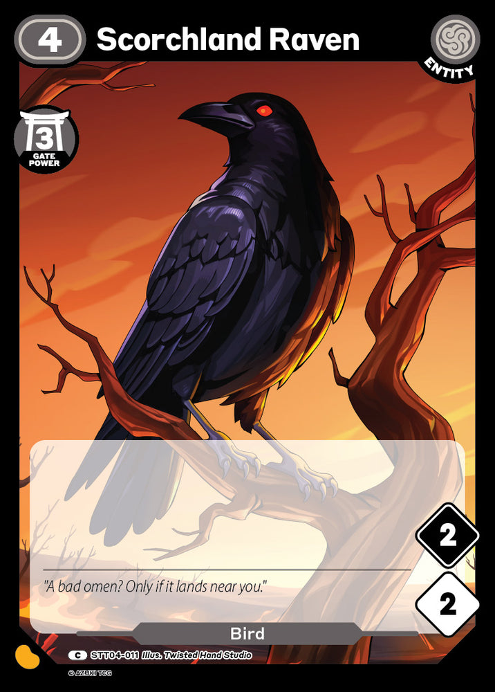 Scorchland Raven (STT 011) [Starter Deck 4]