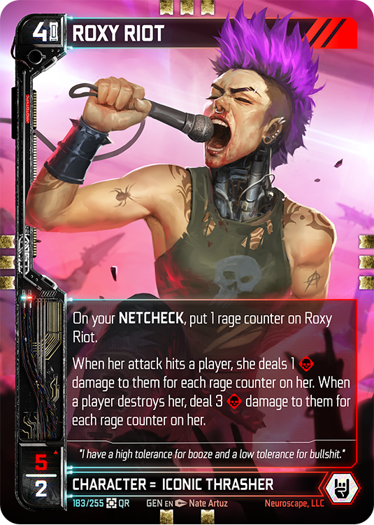 Roxy Riot (183/255) (Full Art) [Genesis Unlimited]