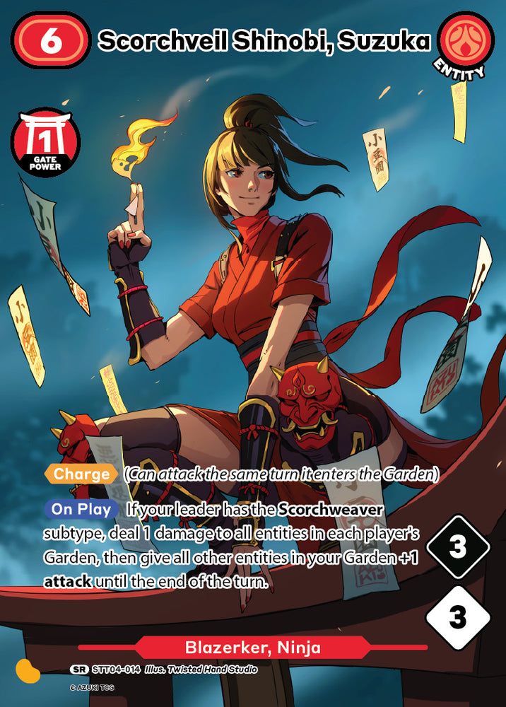 Scorchveil Shinobi, Suzuka (STT 014) [Starter Deck 4]