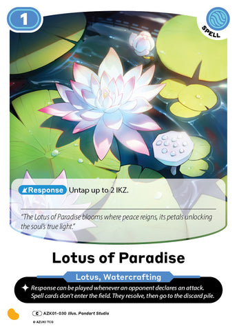 Lotus of Paradise (AZK 030) [Gates Awakened - Alpha]