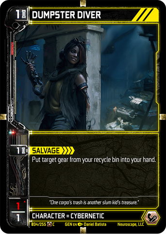 Dumpster Diver (34/255) [Genesis Kickstarter]