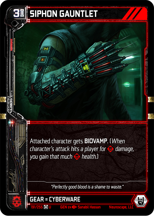 Siphon Gauntlet (191/255) [Genesis Kickstarter]