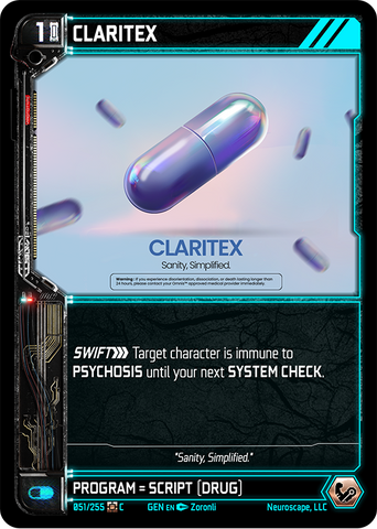 Claritex (51/255) [Genesis Unlimited]