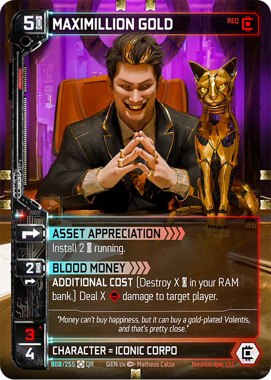 Maximillion Gold (80/255) (Full Art) [Genesis Kickstarter]