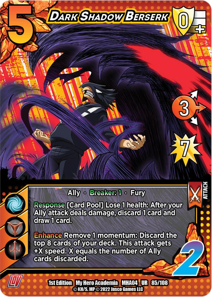 Dark Shadow Berserk [League of Villains]