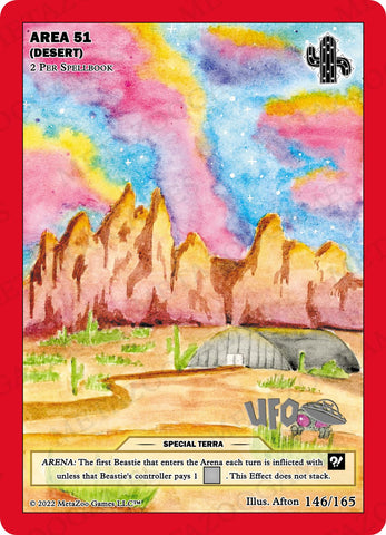 Area 51 (Desert) [Cryptid Nation: UFO First Edition Spoiler Pack]