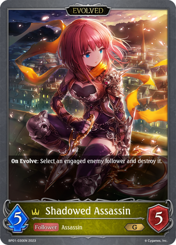 Shadowed Assassin (BP01-030EN) [Advent of Genesis]