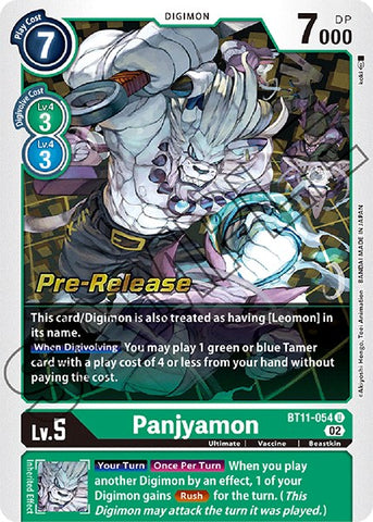 Panjyamon [BT11-054] [Dimensional Phase Pre-Release Promos]