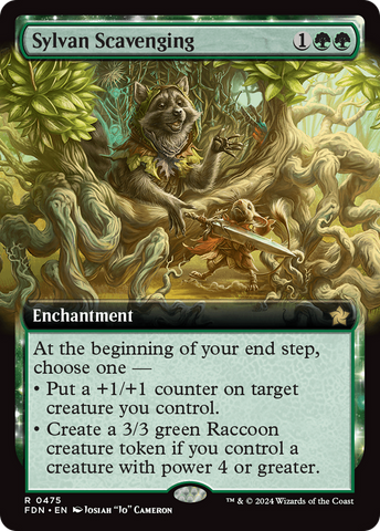 Sylvan Scavenging (Extended Art) [Foundations]