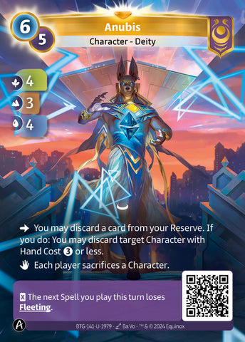 Anubis (BTG-141-U-1979) (DIGITAL) (KS ALT ART) (UNIQUE) (FOIL)