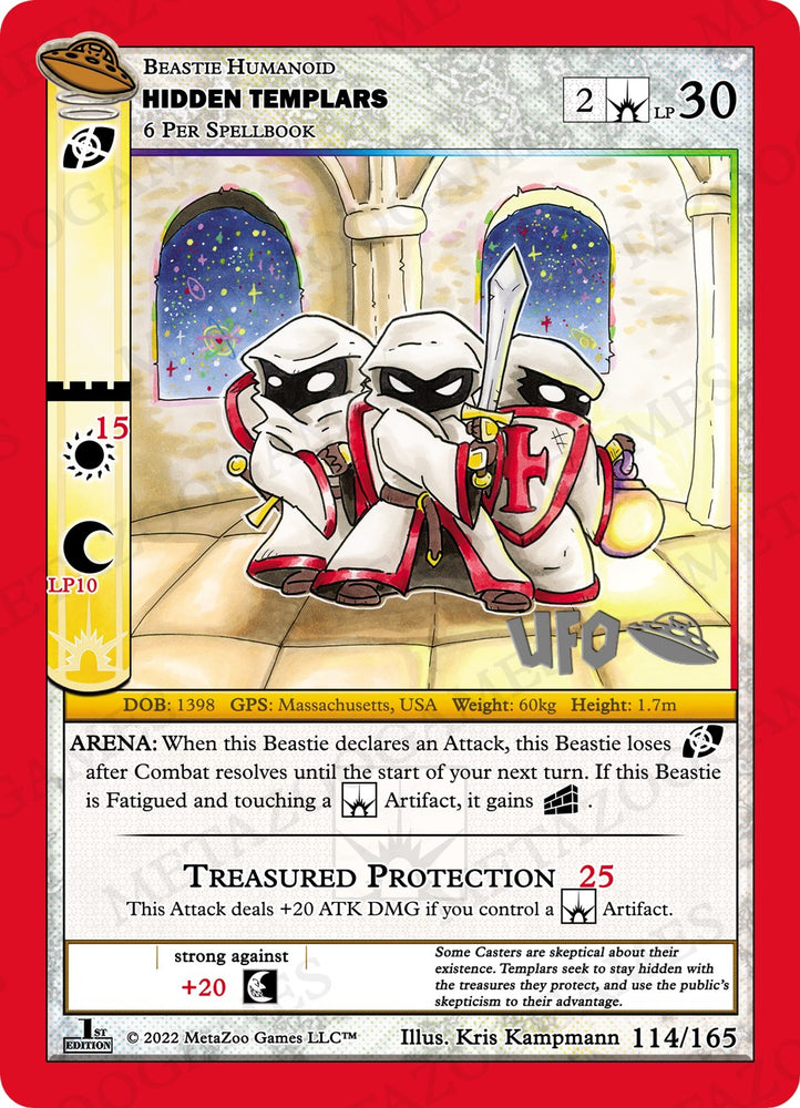 Hidden Templars [Cryptid Nation: UFO First Edition Spoiler Pack]