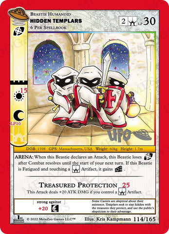 Hidden Templars [Cryptid Nation: UFO First Edition Spoiler Pack]
