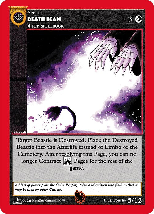 Death Beam [Hopkinsville Goblin King Starter Deck]