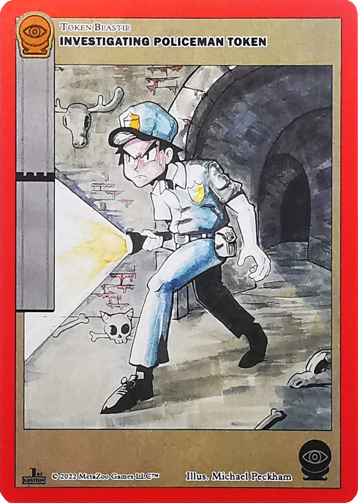 Investigating Policeman Token [Seance: First Edition]