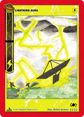 Lightning Aura [Cryptid Nation: UFO First Edition Tribal Theme Decks]