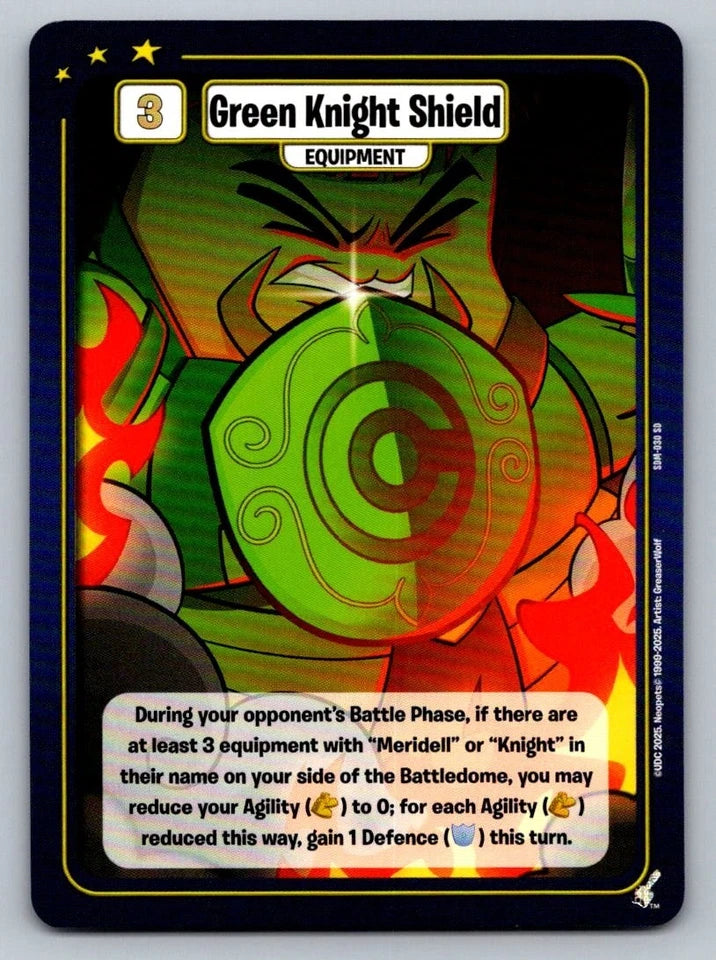 Green Knight Shield [Meridell Starter Deck]