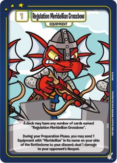 Regulation Meridellian Crossbow [Meridell Starter Deck]
