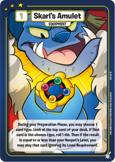 Skarl's Amulet [Meridell Starter Deck]