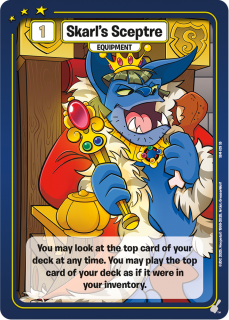 Skarl's Sceptre [Meridell Starter Deck]