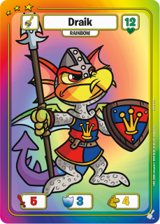Draik (Rainbow) [Meridell Starter Deck]