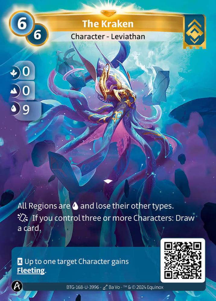 The Kraken (BTG-168-U-3996) (DIGITAL) (KS ALT ART) (FOIL)