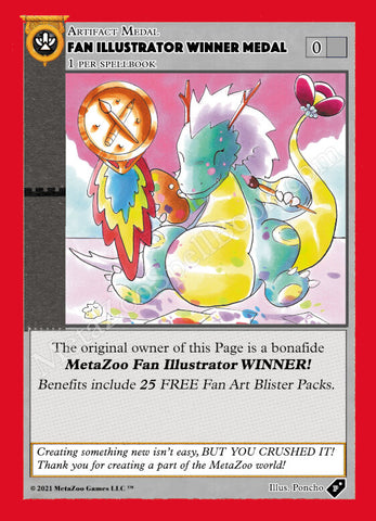 Fan Illustrator Winner Medal [Medals]