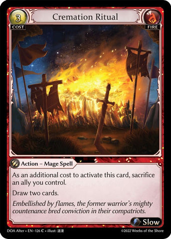 Cremation Ritual (126) [Dawn of Ashes: Alter Edition]