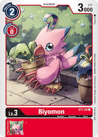 Biyomon [ST1-02] (Official Tournament Pack Vol.3) [Starter Deck: Gaia Red Promos]