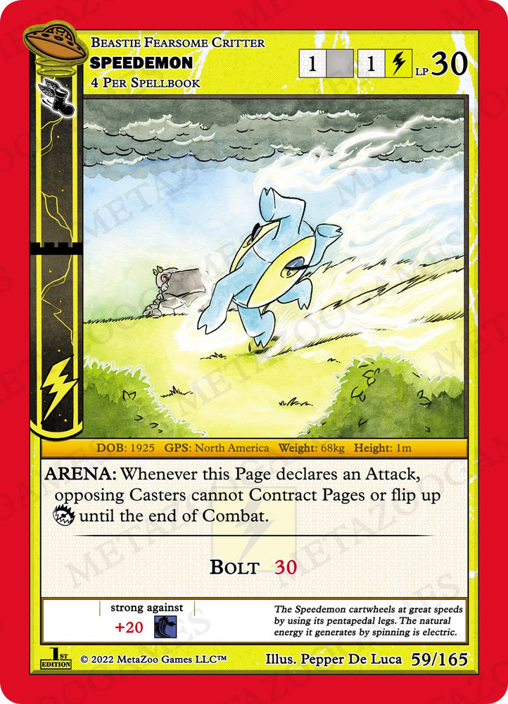 Speedemon [Cryptid Nation: UFO First Edition]