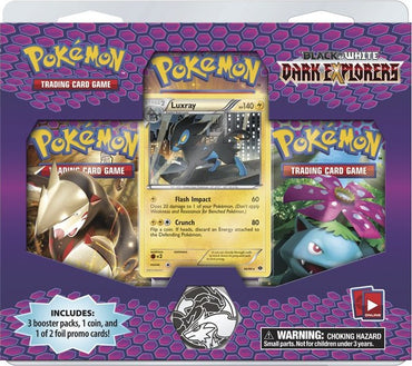 Black & White: Dark Explorers - 3-Pack Blister (Luxray)