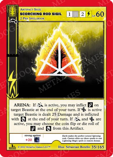 Scorching Rod Sigil [Cryptid Nation: Wilderness]