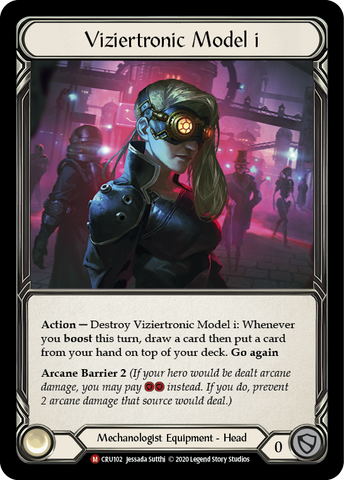 Viziertronic Model i [CRU102] (Crucible of War)  1st Edition Cold Foil