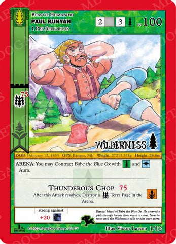 Paul Bunyan [Cryptid Nation: Wilderness First Edition Theme Deck]