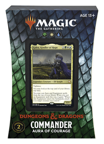 Dungeons & Dragons: Adventures in the Forgotten Realms - Commander Deck (Aura of Courage)