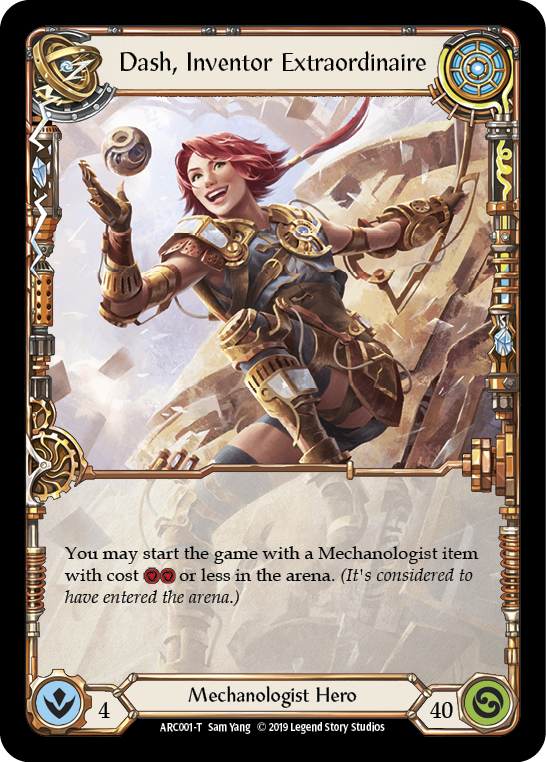 Dash, Inventor Extraordinaire [ARC001-T] (Arcane Rising)  1st Edition Normal