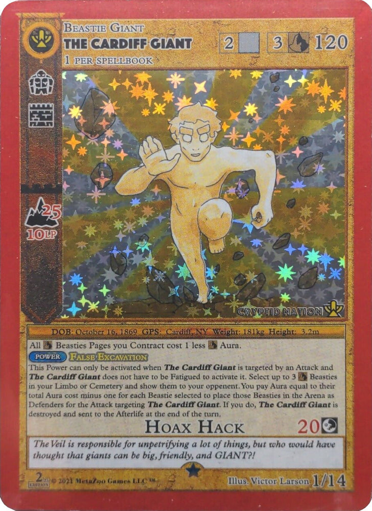 The Cardiff Giant [Cryptid Nation: Second Edition Cardiff Giant Deck]