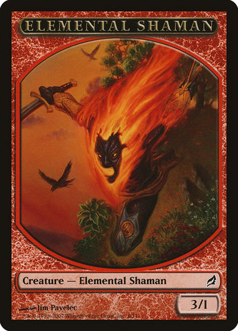 Elemental Shaman Token [Lorwyn Tokens]