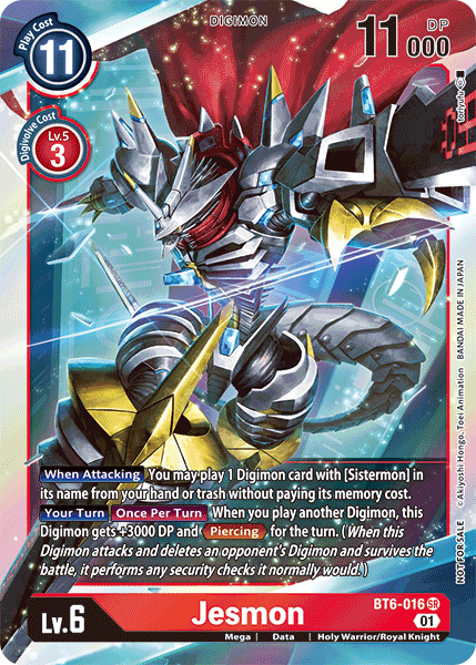 Jesmon [BT6-016] (Event Pack 2) [Promotional Cards]