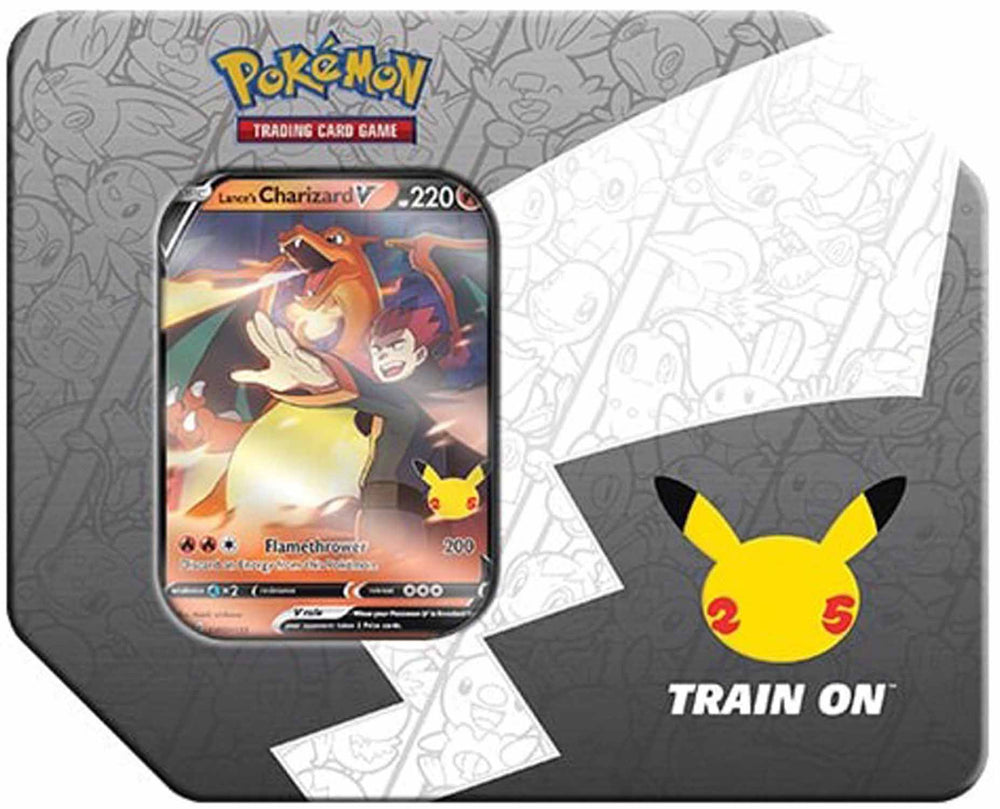 Celebrations: 25th Anniversary - Tin (Lance's Charizard V)