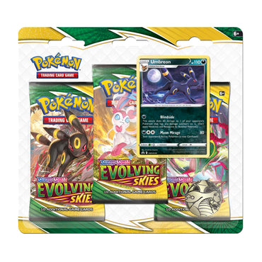 Sword & Shield: Evolving Skies - 3 Pack Blister (Umbreon)