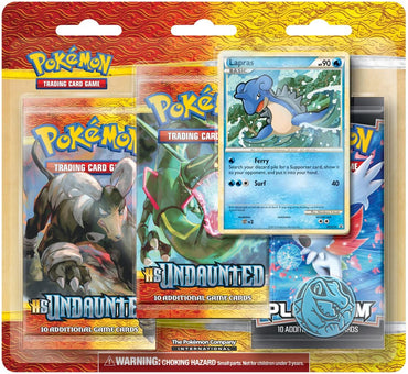 HeartGold & SoulSilver: Undaunted - 3-Pack Blister (Lapras)