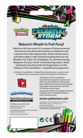 Sun & Moon: Celestial Storm - Single Pack Blister (Tapu Bulu)