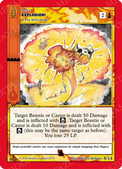 Explosion! [Cryptid Nation: Wilderness First Edition Theme Deck]