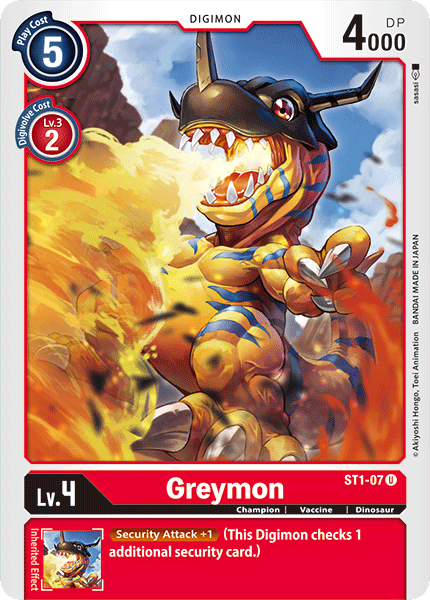 Greymon [ST1-07] [Starter Deck: Gaia Red]