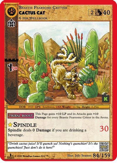 Cactus Cat [Cryptid Nation: Kickstarter Edition]